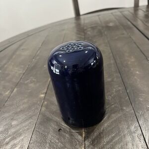 Retired Fiesta COBALT BLUE 4.5" Cheese Shaker / Powdered Sugar & Spice Dispenser